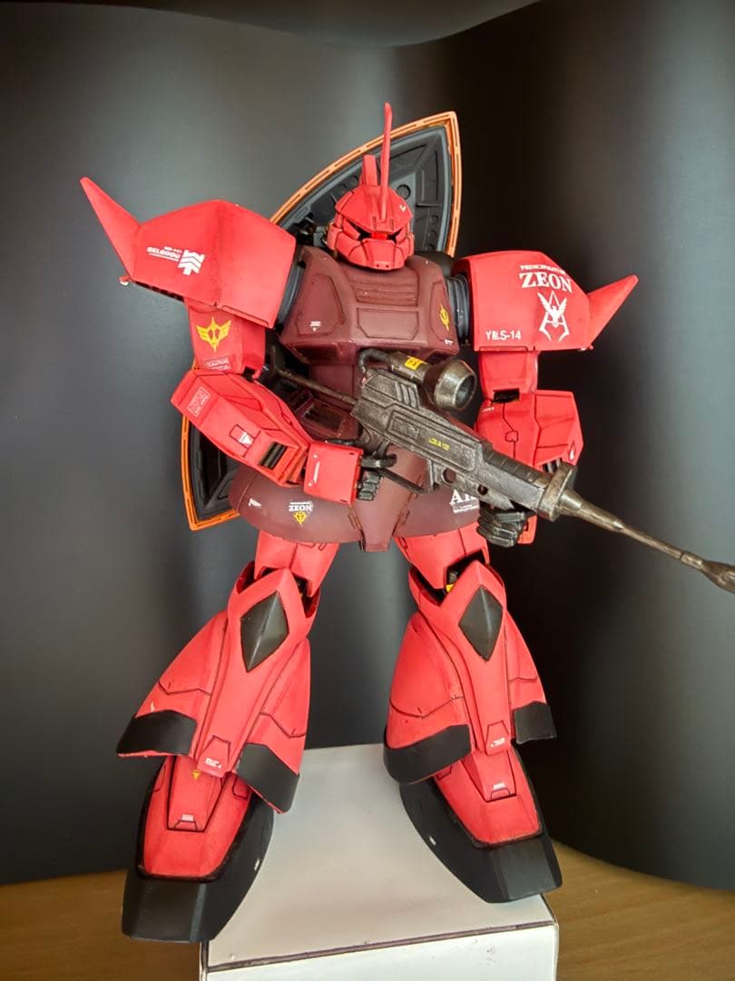 バンダイ ガンダム MGシリーズ 1/100 シャア専用ゲルググ 改造完成品
