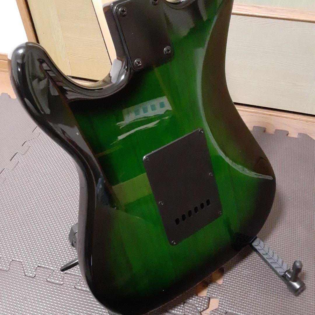美品　SELDER グラデーショングリーン エレキギター