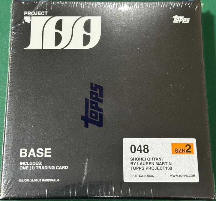 3999個限定　大谷翔平 Topps Project100 カード 48