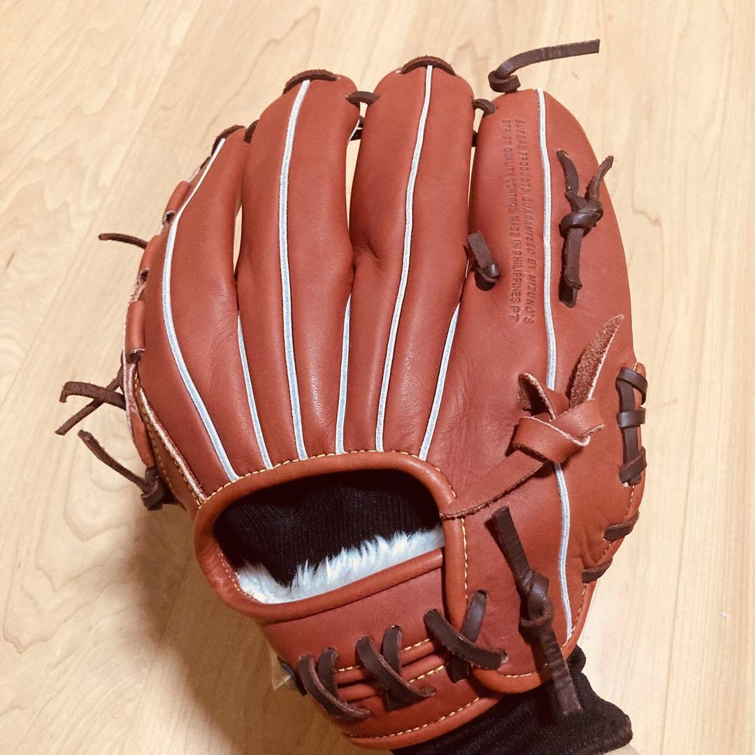 【匿名配送】★美品★MIZUNO グローバルエリートRG少年軟式野球グローブ