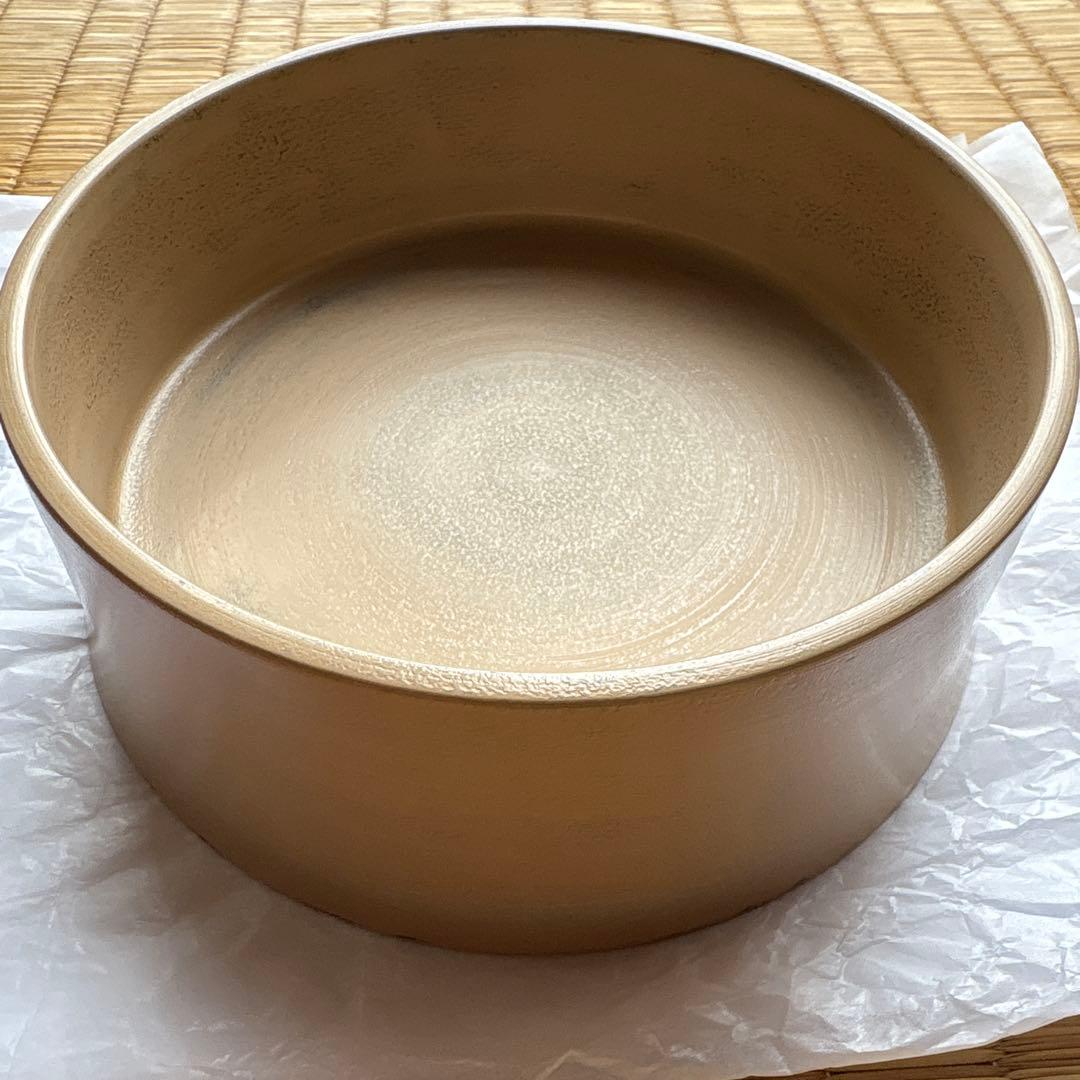 赤木明登さん作　銅羅鉢　小　白