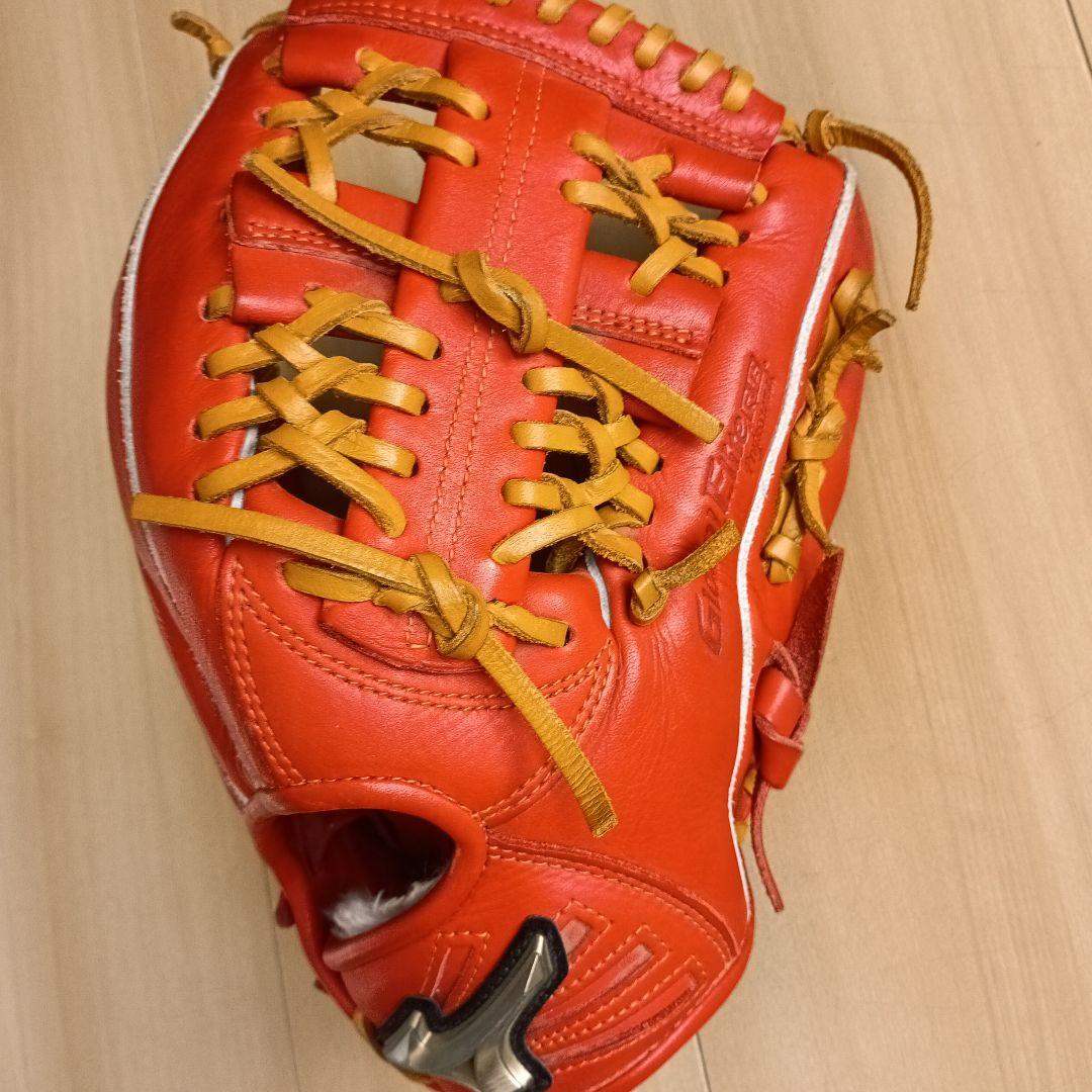Mizuno Global Elite レッド 軟式グローブ　少年野球用