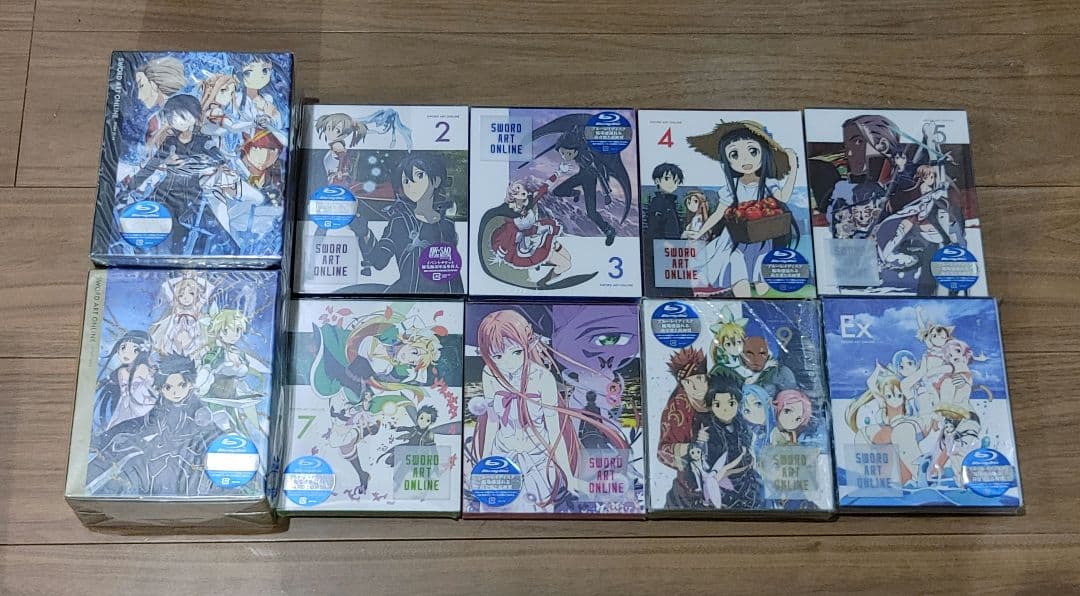 新品 ソードアート・オンライン Blu-ray 限定版　全9巻　EXセット