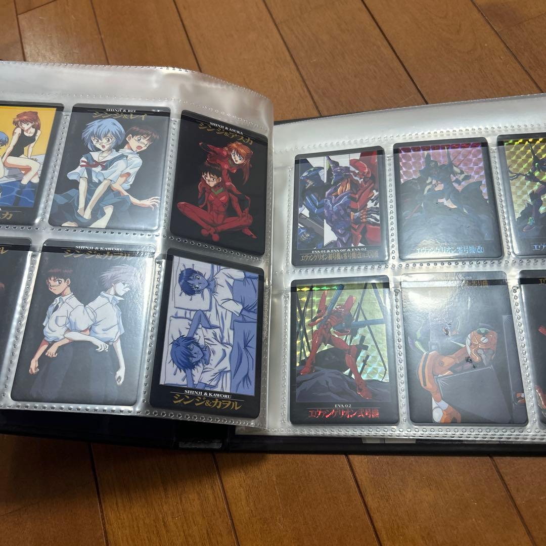 【美品コンプリート品】新世紀エヴァンゲリオン カードダス ファイル付き