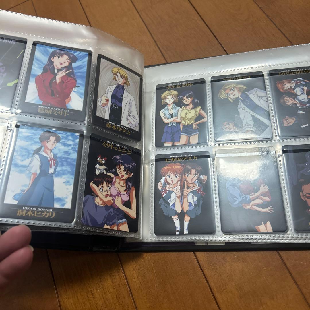 【美品コンプリート品】新世紀エヴァンゲリオン カードダス ファイル付き