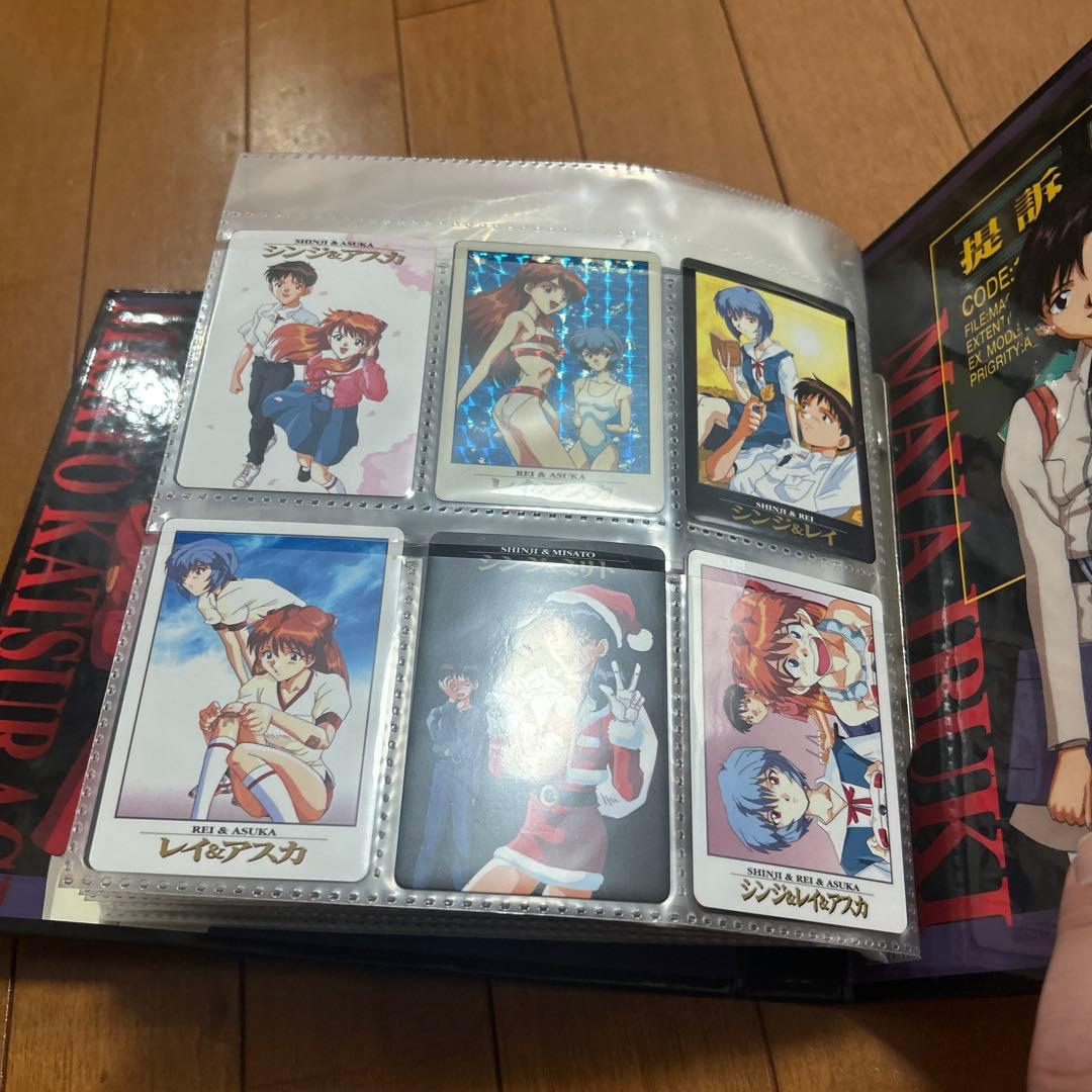 【美品コンプリート品】新世紀エヴァンゲリオン カードダス ファイル付き