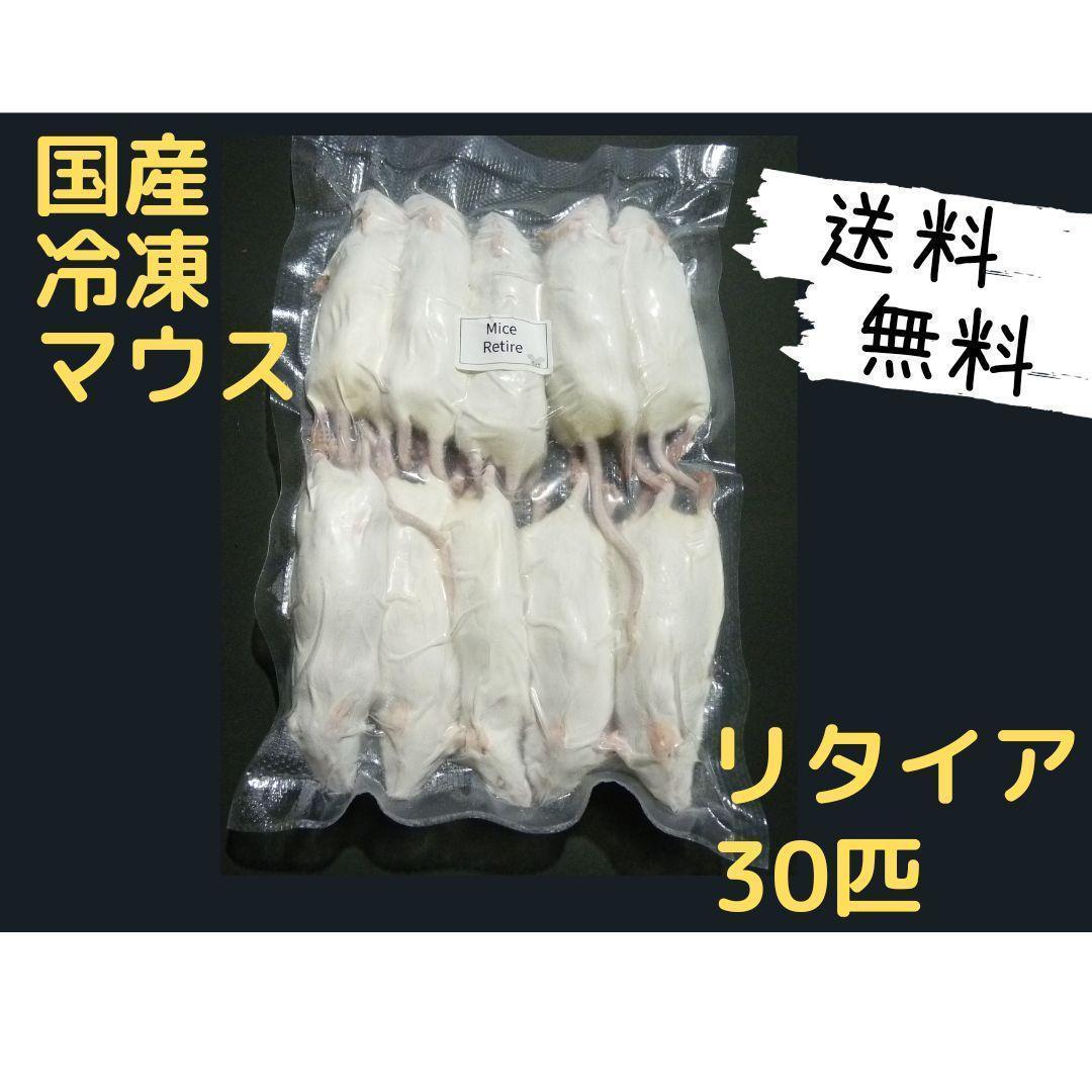 ★si-ka★国産冷凍マウス リタイア30匹 アダルトL10匹
