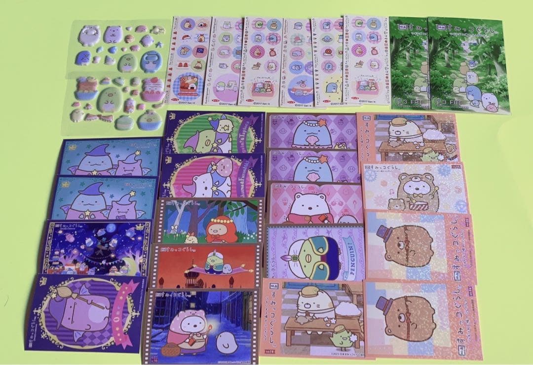⭐︎162点⭐︎ すみっコぐらし まとめ売り メモ帳 ステッカー 文房具