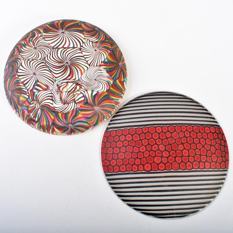 ITALY　ベネチアガラス　皿　プレート　2点まとめて　M　R7122