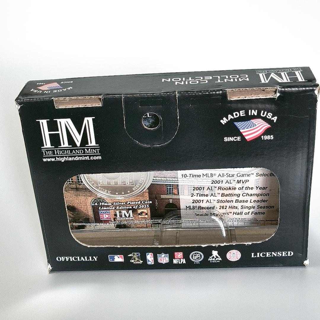 激レア【新品・輸入品】イチロー ハイランドミント 殿堂記念 シルバーカード