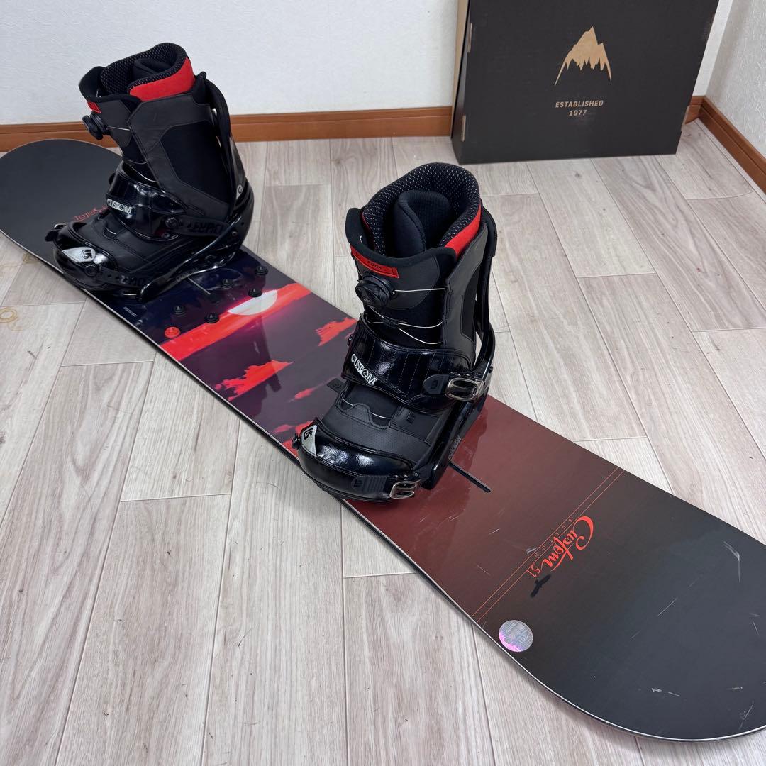 BURTON CUSTOM 151cm スノーボード RIDE 27.5cm