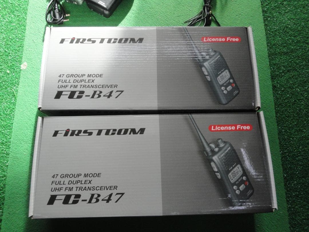 ファーストコム　同時通話　特定小電力トランシーバーFC-B47　2台セット