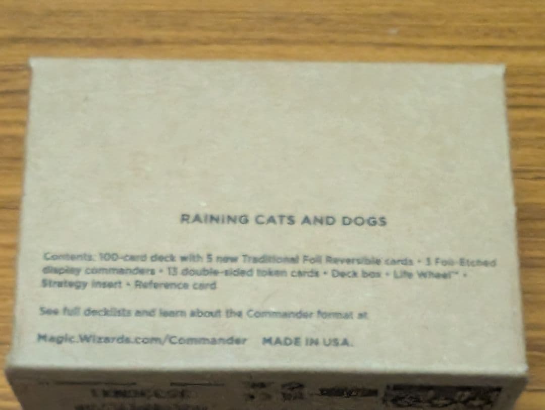 8*8様 MTG　SLD/Raining Cats and Dogs/未開封/1