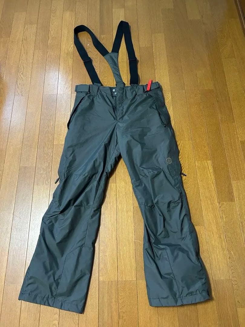 【Marmot】スキーウェア 上下セット メンズ Lサイズ ブルー×グレー