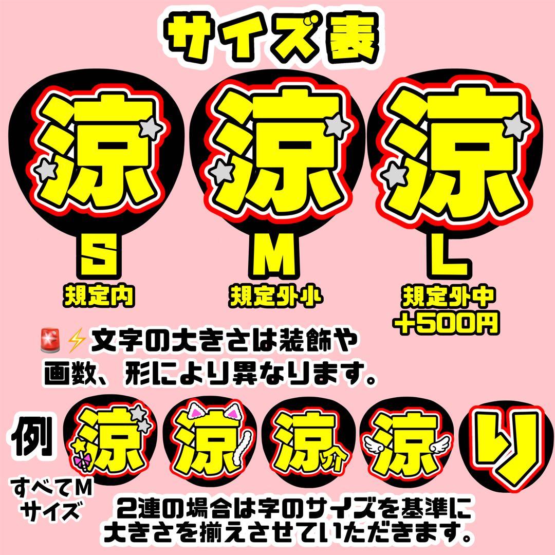♡様 うちわ文字 文字パネル