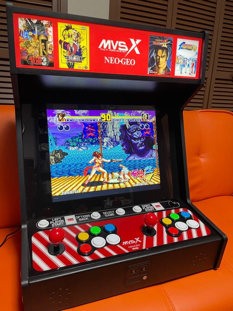 MVSX  ARCADE ネオジオ　レバーボタンカスタム品　家庭用　筐体
