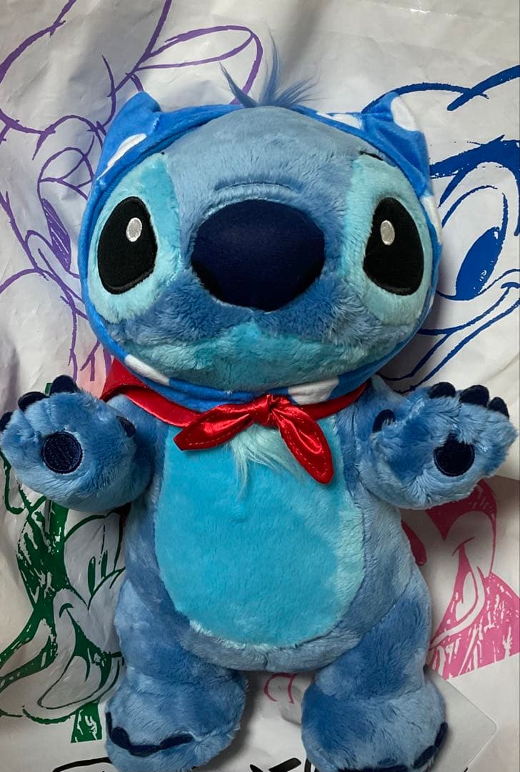 スティッチ ぬいぐるみ ヒーロースタイル Stitch&Scramp OHANA