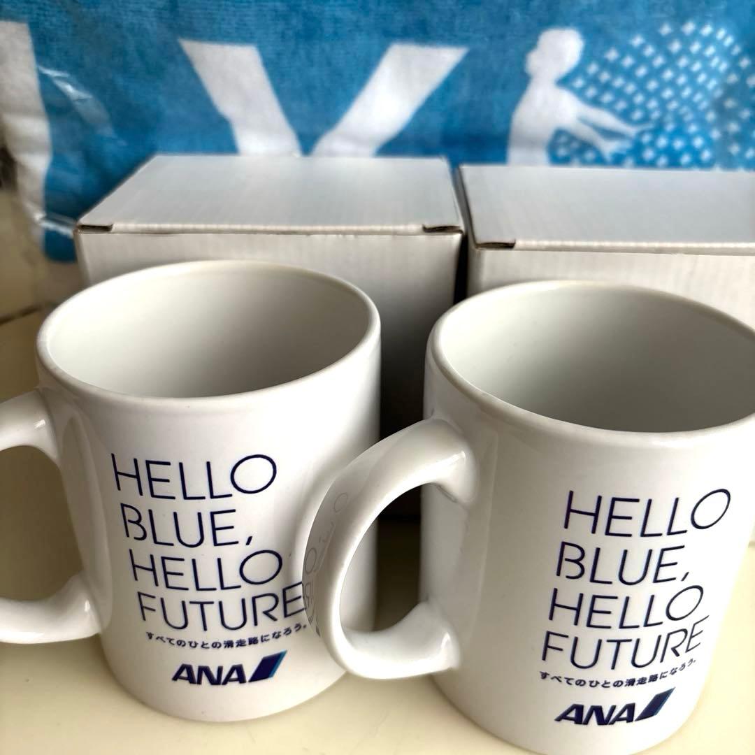 新品　羽生結弦　ANA タオル　マグカップ2個　 平昌オリンピック