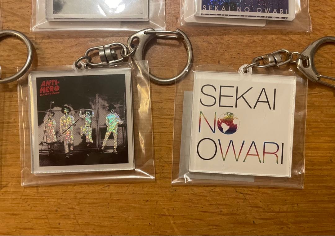 SEKAI NO OWARI セカオワ ホログラムキーホルダー全23種セット