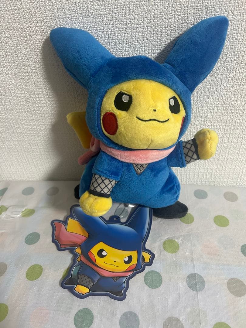 ピカチュウ ポケモンセンタートウキョーDX限定 桜アフロ 歌舞伎風 忍者 3点