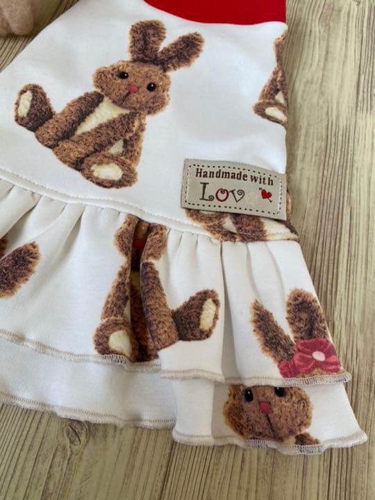 犬服 ワンピース(SS)  ꒡̈⃝Lily꒡̈⃝ハンドメイド   値下げしました