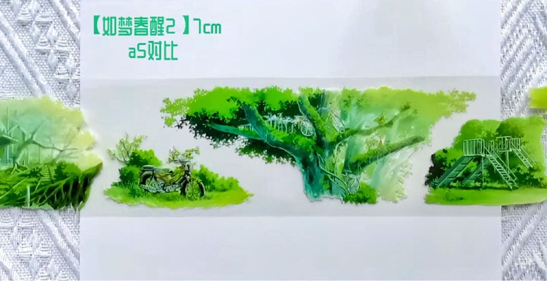 【8467】海外　マステ　4.68m巻売り　PETマスキングテープ