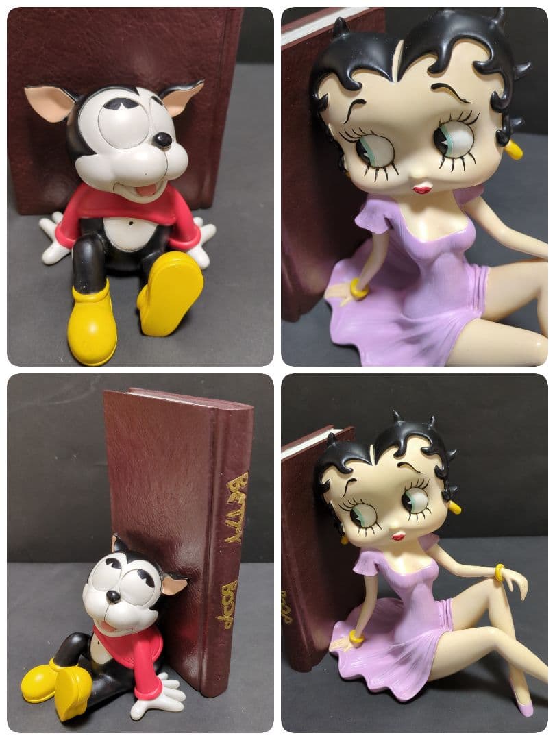 激レア❣️ベティちゃん♡フィギュア付きブックエンド