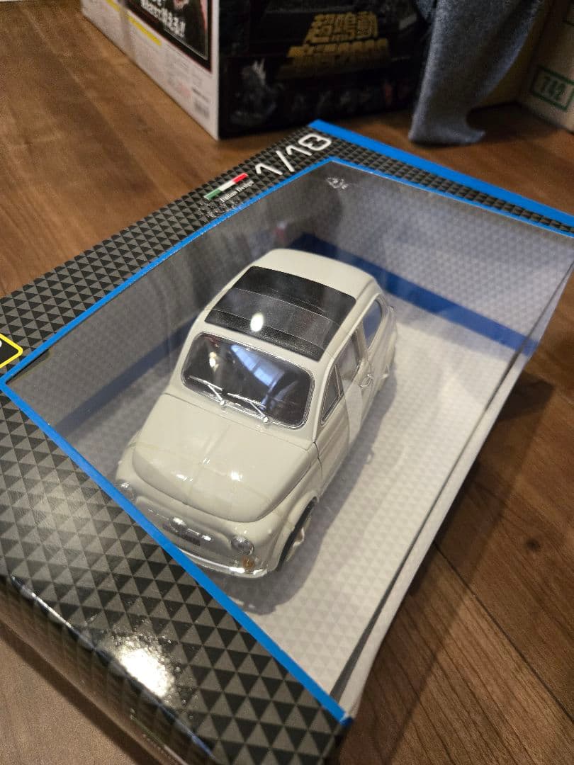 当時物　ブラーゴ1/18 フィアット500〔1968年〕ミニカー完成品ルパン3世