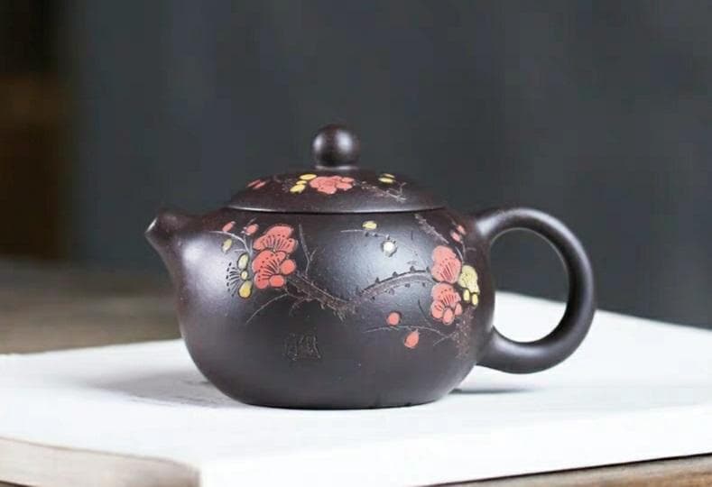 在銘 職人手作り 宜興紫砂 黑泥急須　煎茶道具 唐物　急須　茶道具