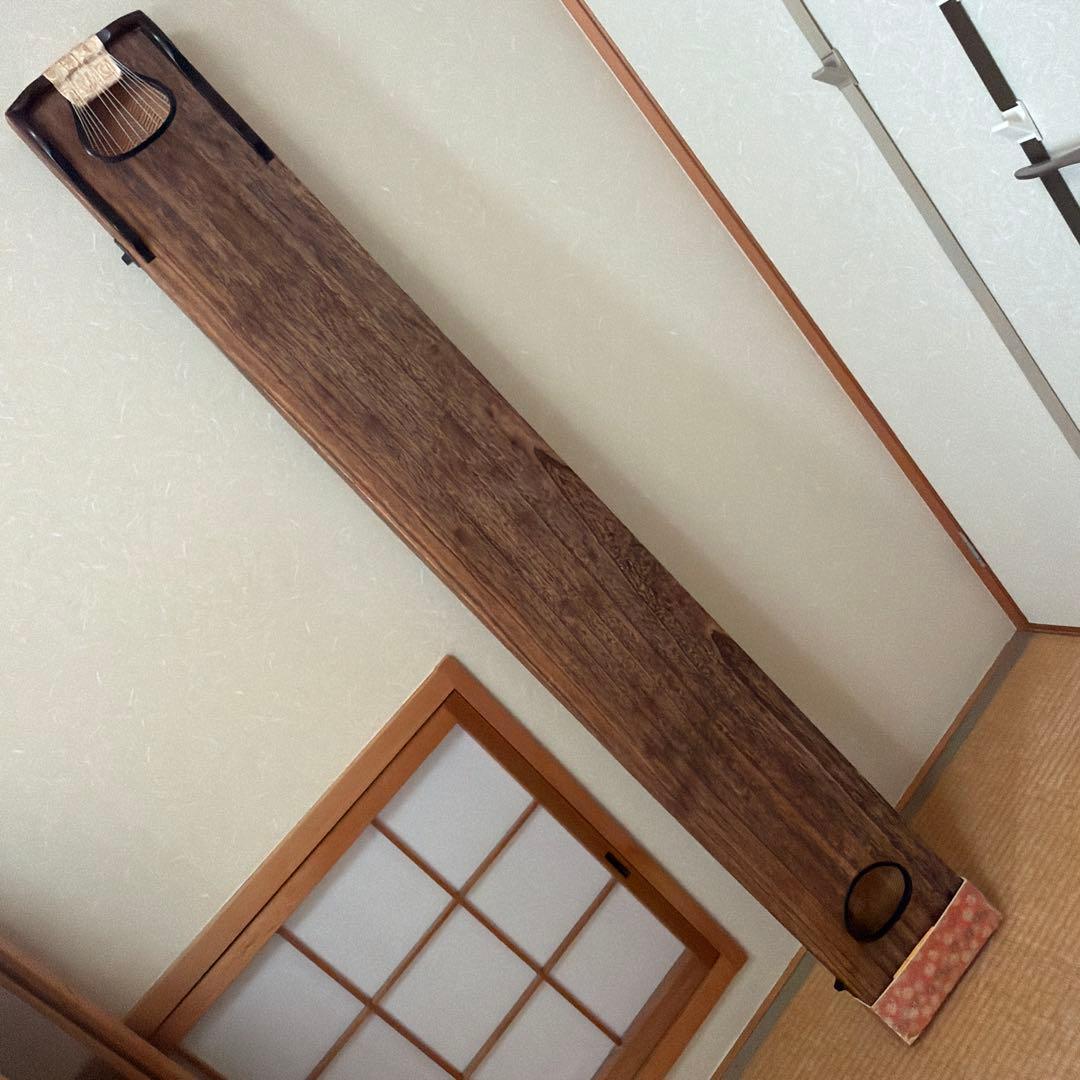 箏　琴　13絃　くり甲　綾杉彫