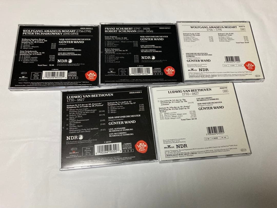 ヴァント 交響曲 Ndr Live Box 17CD