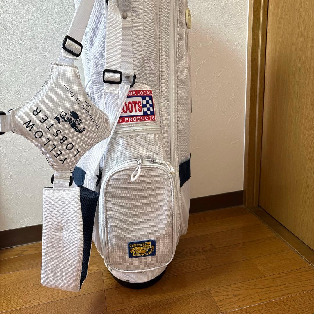 イエローロブスター・キャディバッグ・ホワイト