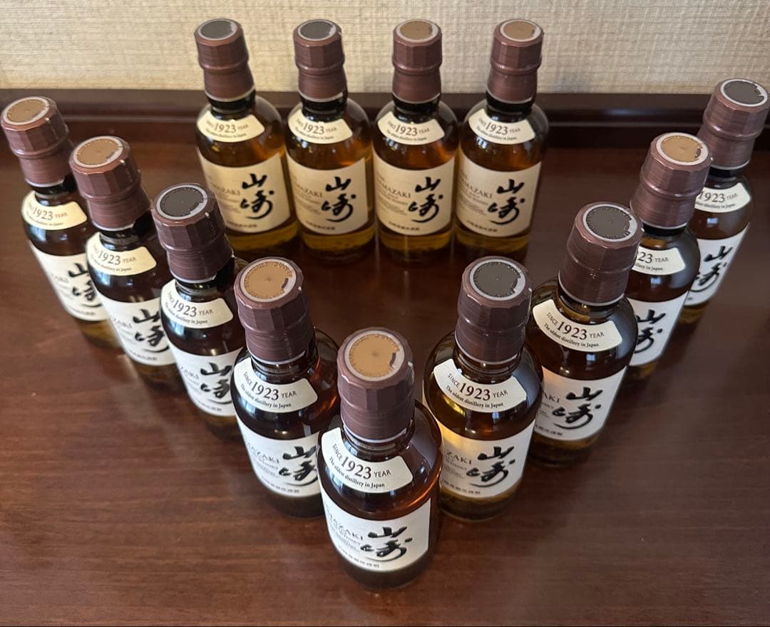 【価格交渉可能】山崎 シングルモルトウイスキー 180ml 13本