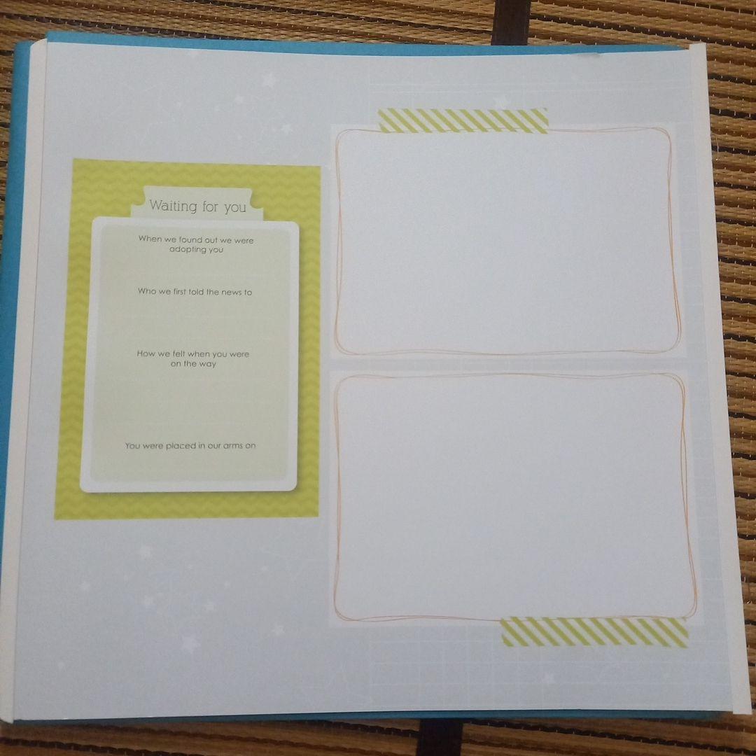 クリエイティブメモリーズ It's a Boy アルバムカバー&F2F台紙セット