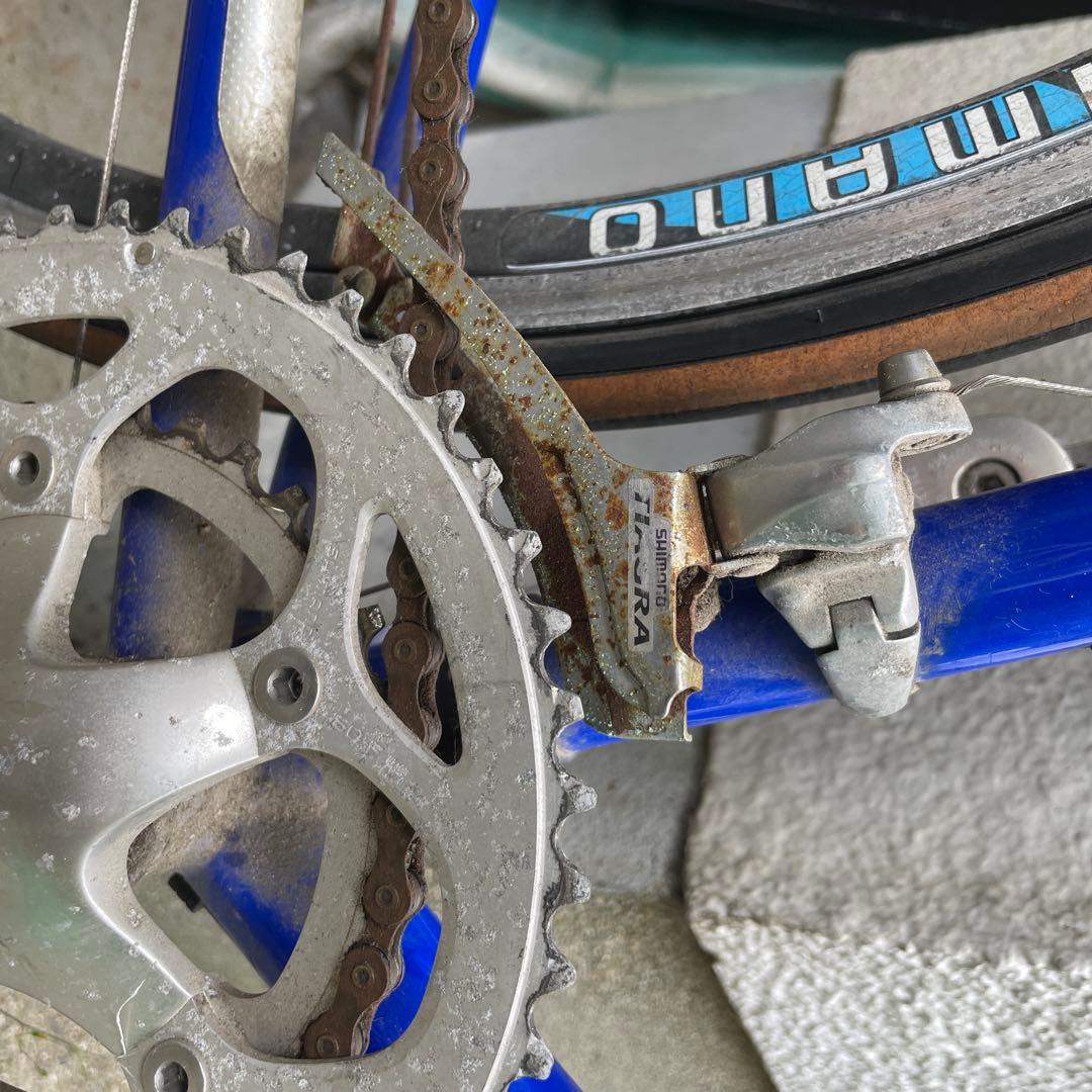ANCHOR 自転車 青色 フレーム Shimano