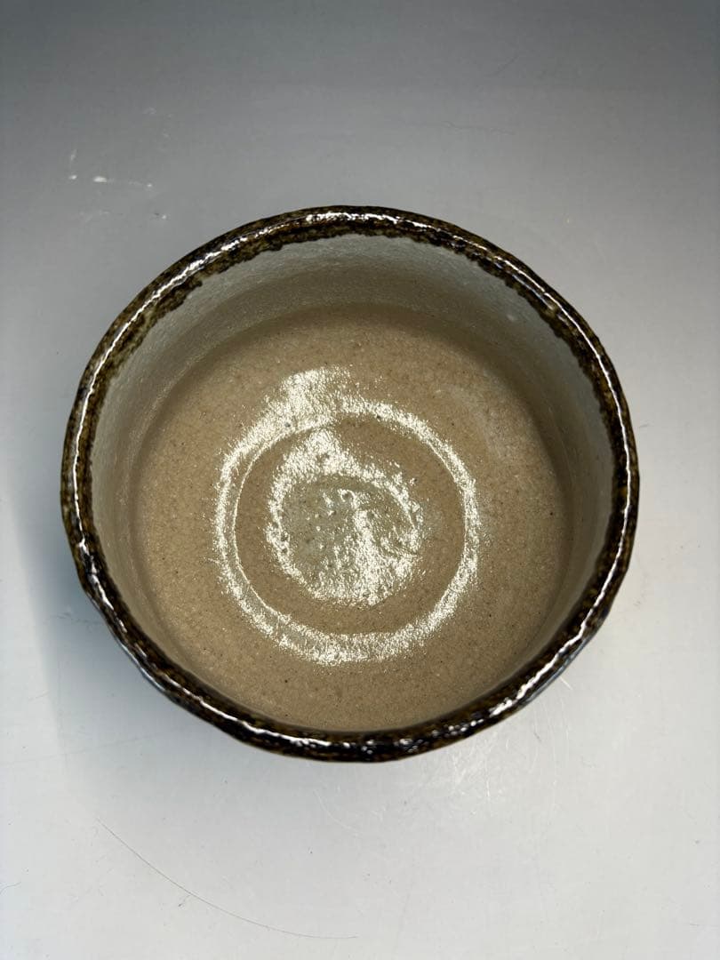 【中古品】吉村楽入造　菊茶碗（共箱）USED〈税込•送料込〉