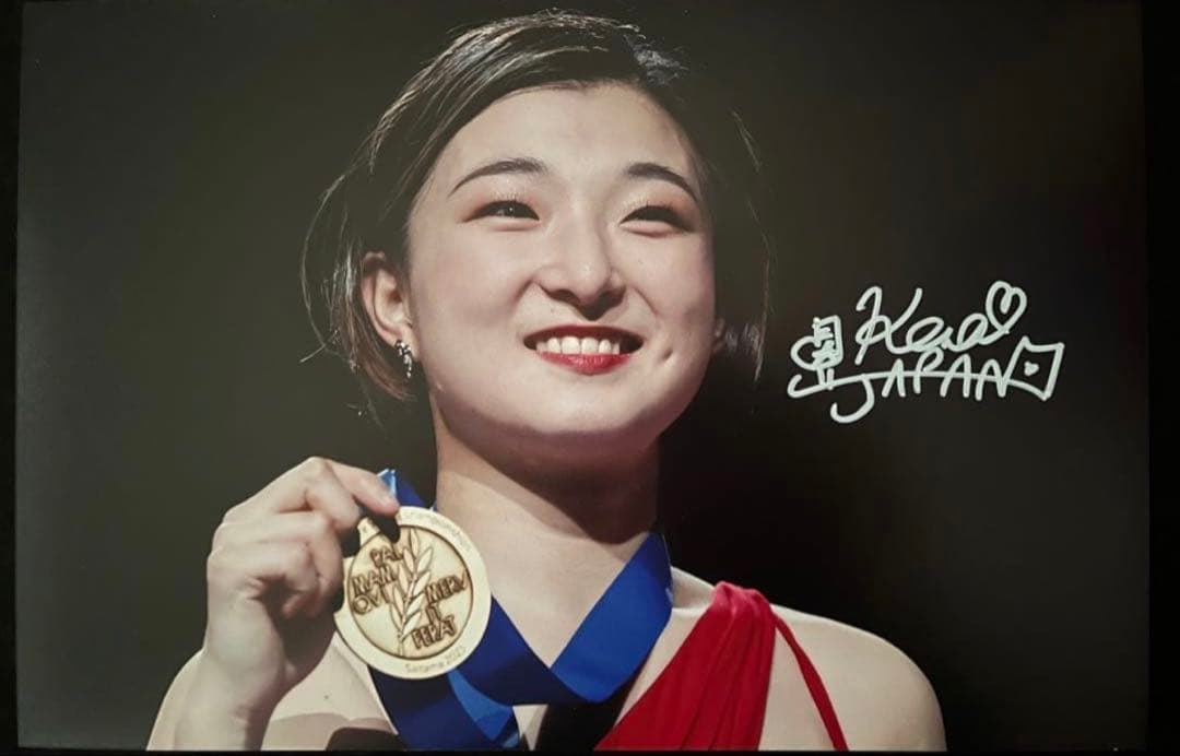 坂本花織 直筆サイン付き写真 女子フィギュアスケート 証明書付き 1枚⑥