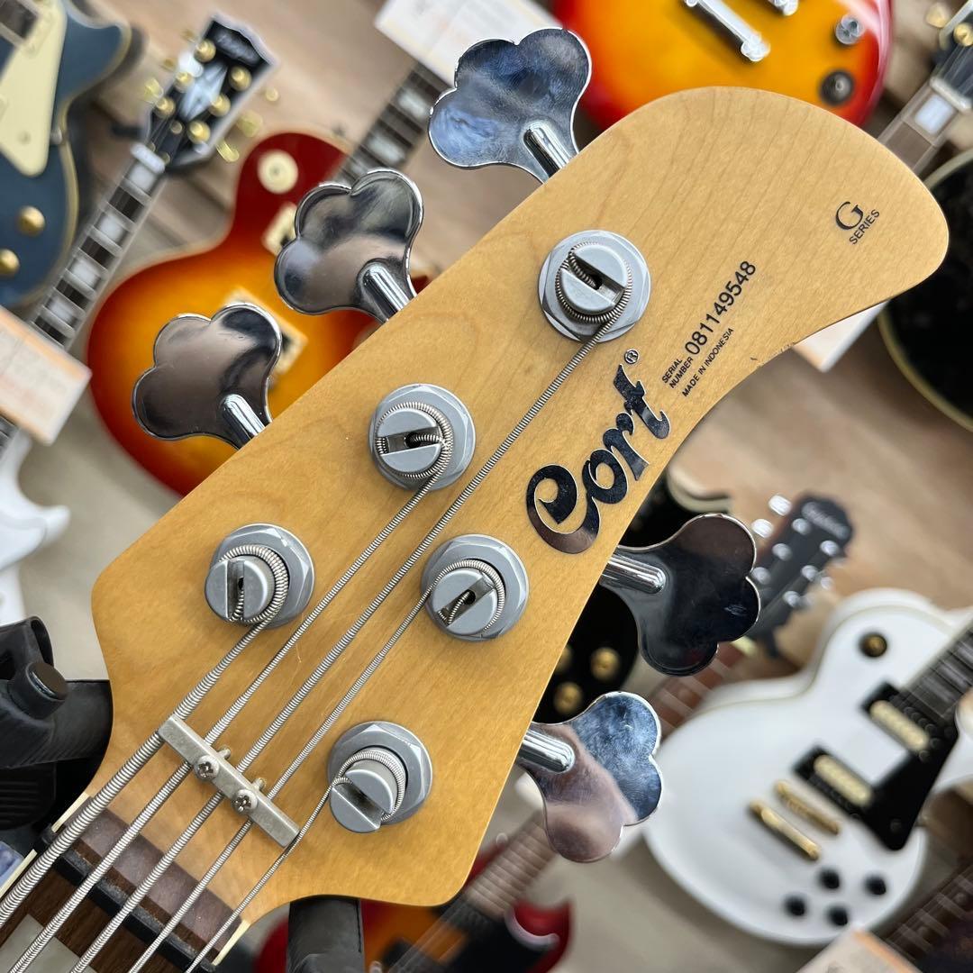 【11080】CORT GB75 5弦べース アッシュボディ ホワイト