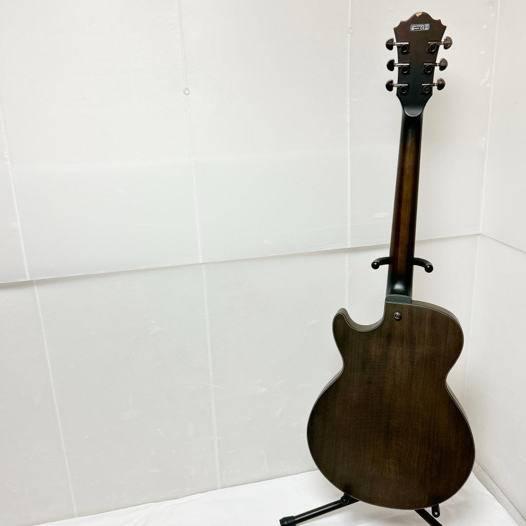 美品 Ibanez アイバニーズ セミアコ AGS83B アッシュグレー