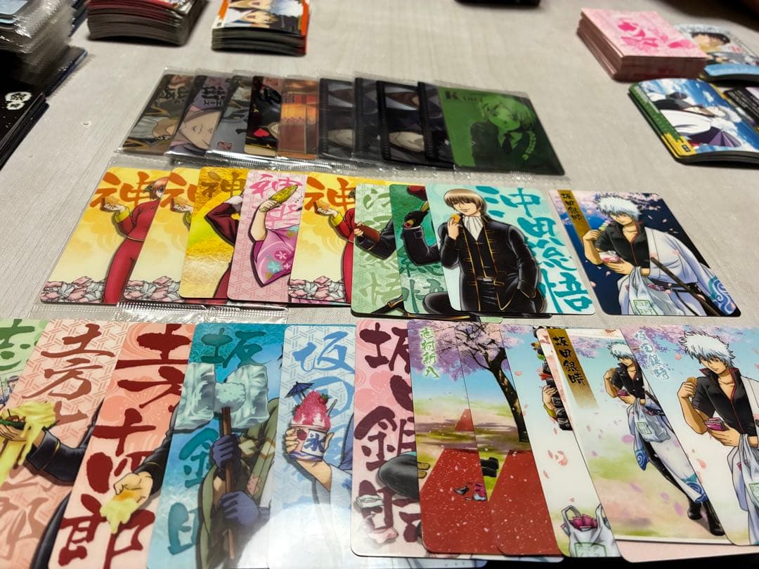 銀魂 クリアカード ウエハース ステッカー カードダス まとめ売り 417枚
