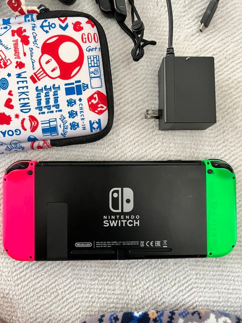 任天堂switch 本体 ポーチ 32gbmicroSD