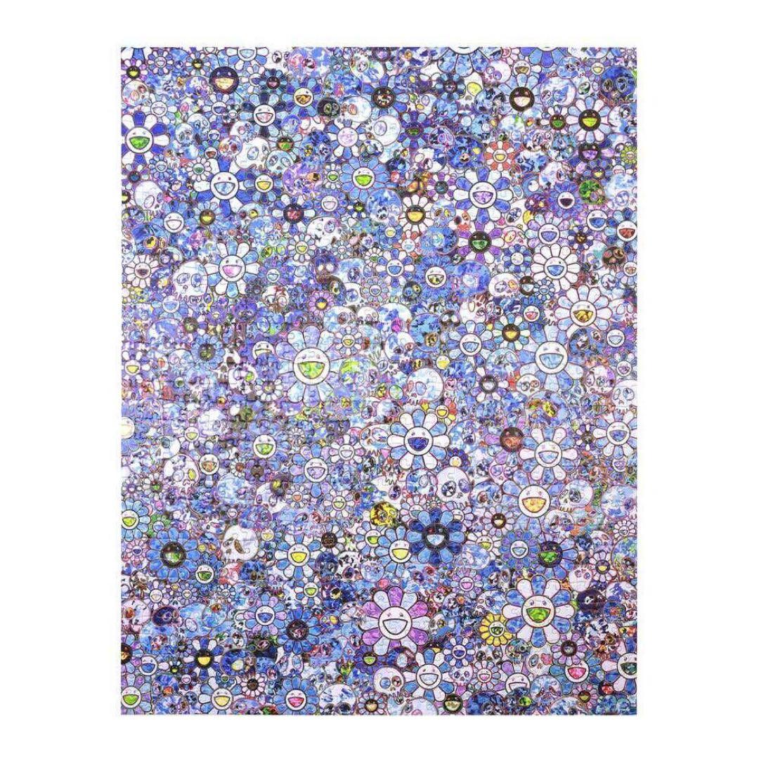 新品 村上隆SKULLS&FLOWERS 【BLUE SIGNAL】パズル