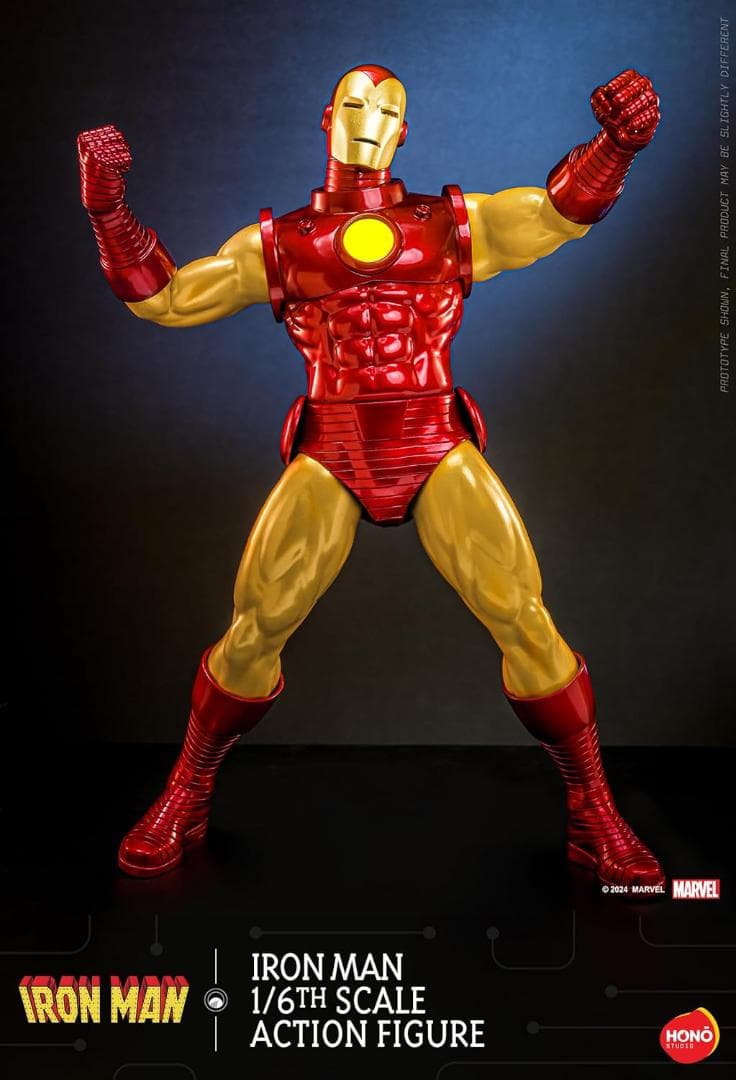 【新品・未開封】Hono Toys アイアンマン 1/6スケール炎スタジオ