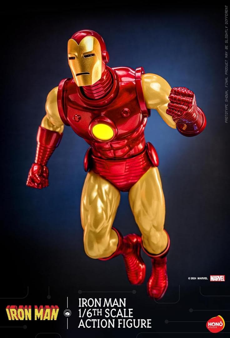 【新品・未開封】Hono Toys アイアンマン 1/6スケール炎スタジオ