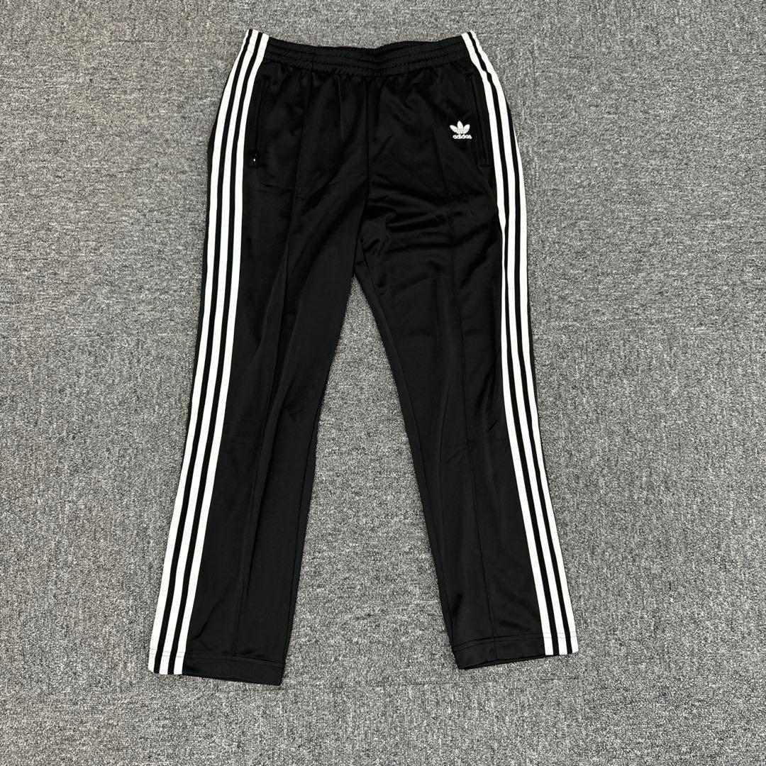 【新品】adidas トラックパンツ 黒 L BEAMS ストレートS88092