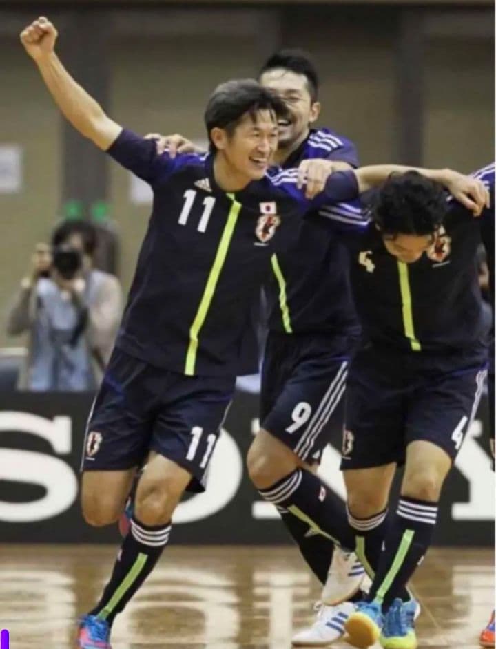 三浦知良　フットサル日本代表ユニフォーム