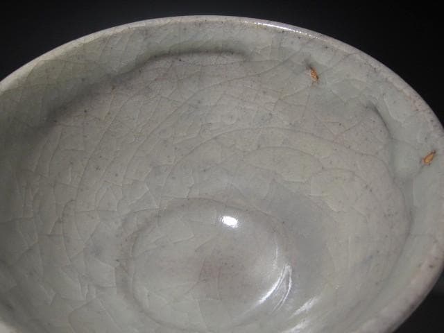 ★　板谷波山　青磁茶碗　趣ある一品です★x589