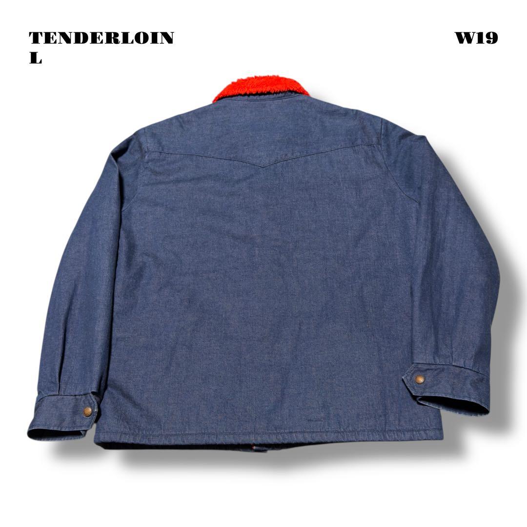 『TEN SADDLE DENIM BLUE L』