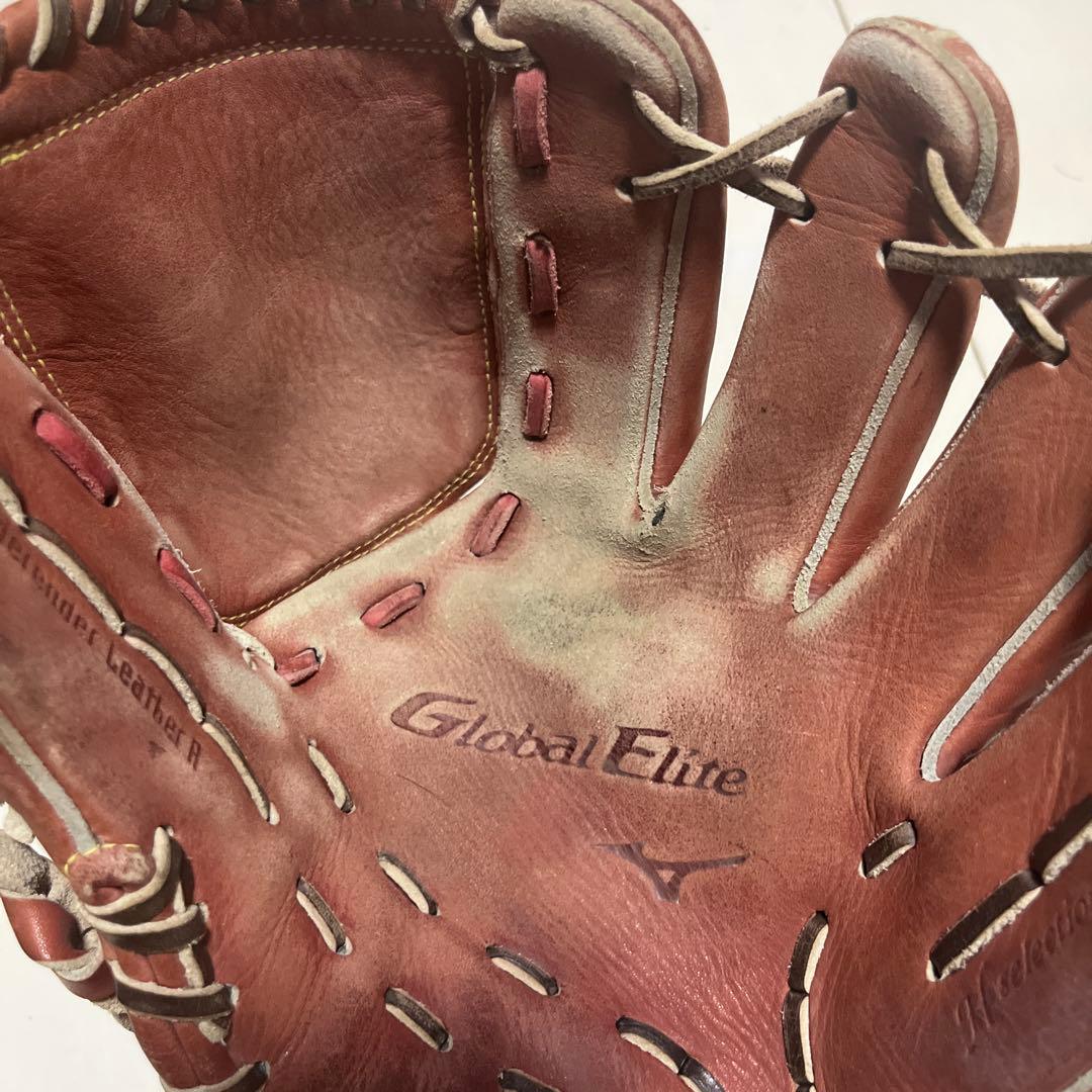 Mizuno Global Elite 野球グローブ ブラウン