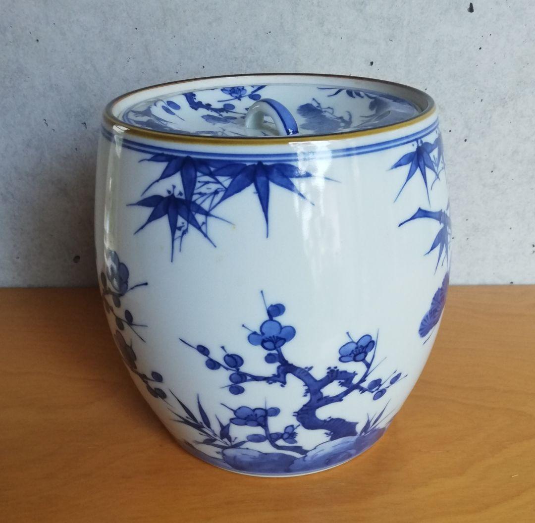 茶道具 水指 松竹梅紋 桃山窯 NO310
